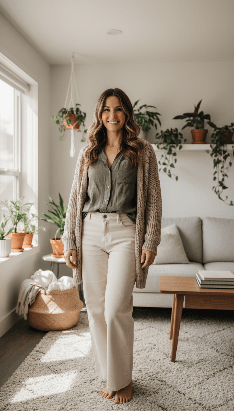 Woman in wellness or fitness setting embodying personal growth and confidence